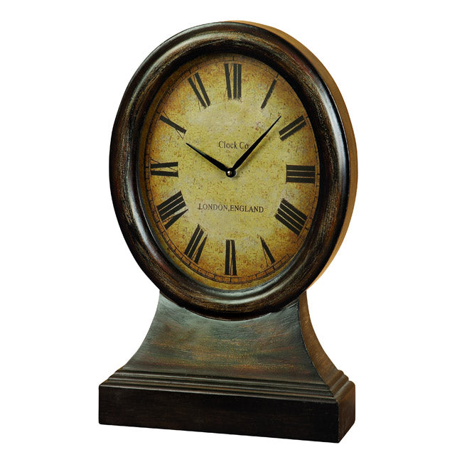 Urban Designs Antique Replica Just On Time London England Large Wood Table Clock
