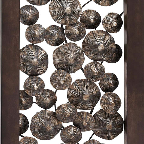 Urban Designs Artisan Floral Large 47" Metal Wall Art Decor