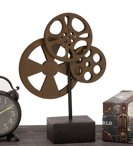 Urban Designs Hollywood Vintage Movie Reel Table Stand