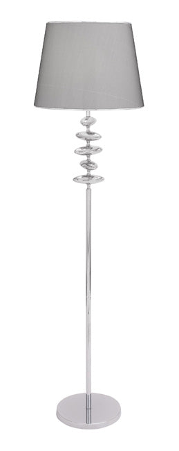 Urban Designs Wilshire 64" Silver Floor Lamp