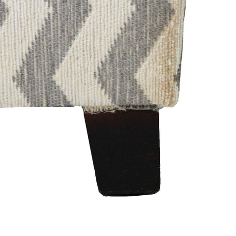 Urban Designs Chevron Fabric Storage Trunk Ottoman - Set of 2