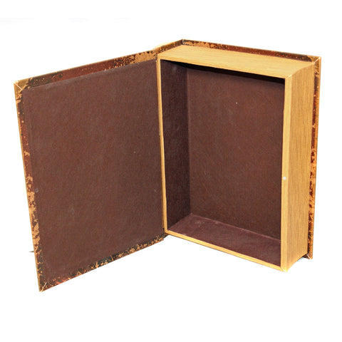 Urban Designs 3-Piece Wood & Leather Book Safe Set - The Old Curiosity Shop by Charles Dickens