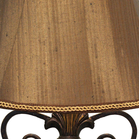 Urban Designs Copper Ornate 32-Inch Polystone Table Lamp - Set of 2