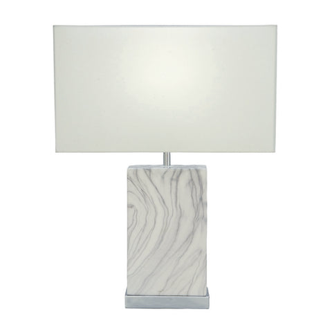 Urban Designs Amalia 23-Inch Rectangle Ceramic 2-Piece Table Lamp Set