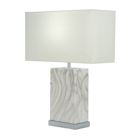 Urban Designs Amalia 23-Inch Rectangle Ceramic 2-Piece Table Lamp Set