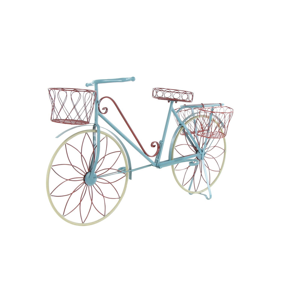 Urban Designs Farmhouse Vintage Style All-Weather Metal Bicycle Pot Planter
