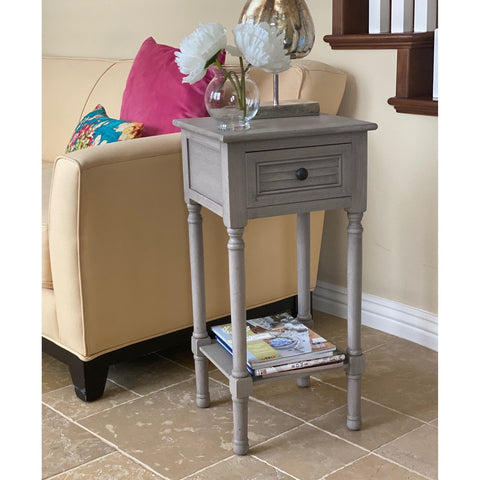 Urban Designs Venice End Accent Table With Storage
