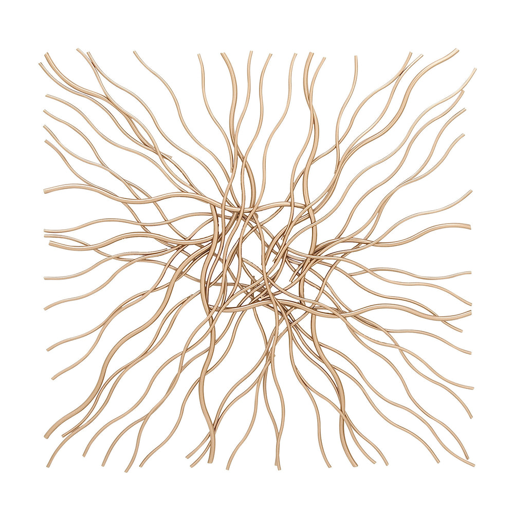 Urban Designs Vida Abstract Copper Metal Art Wall Decor
