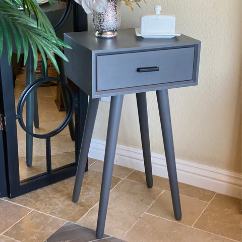 Urban Designs Aviano Casual Modern Space Wood Accent Table - Grey