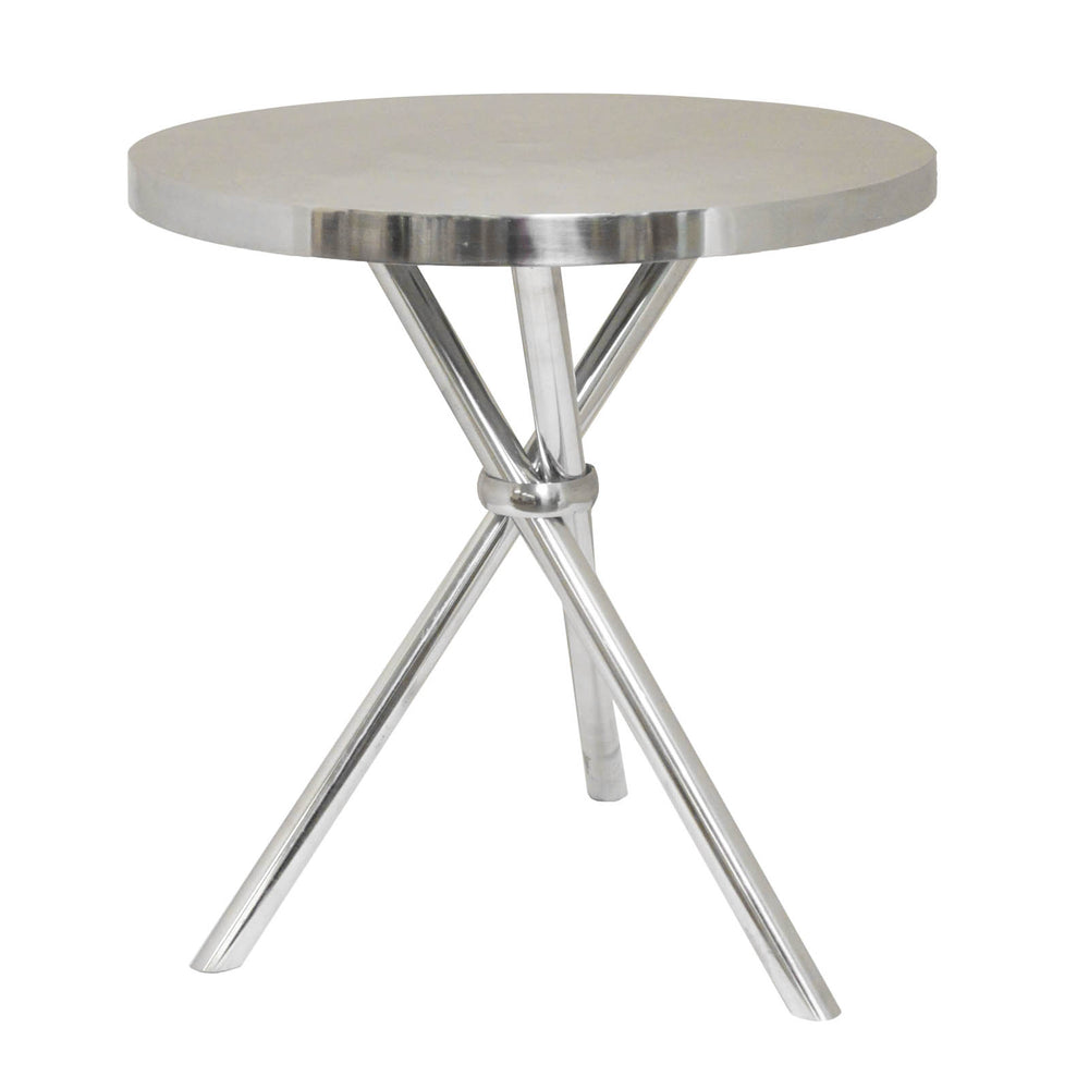 Urban Designs Mikayla Aluminum Oval Accent Table