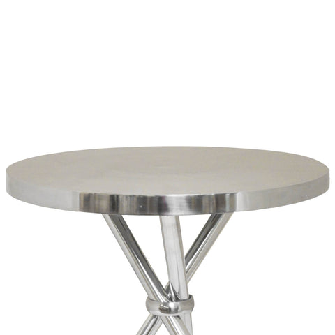 Urban Designs Mikayla Aluminum Oval Accent Table