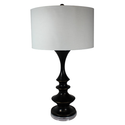 Urban Designs Verano Tall Contemporary Black Table Lamp - Set of 2
