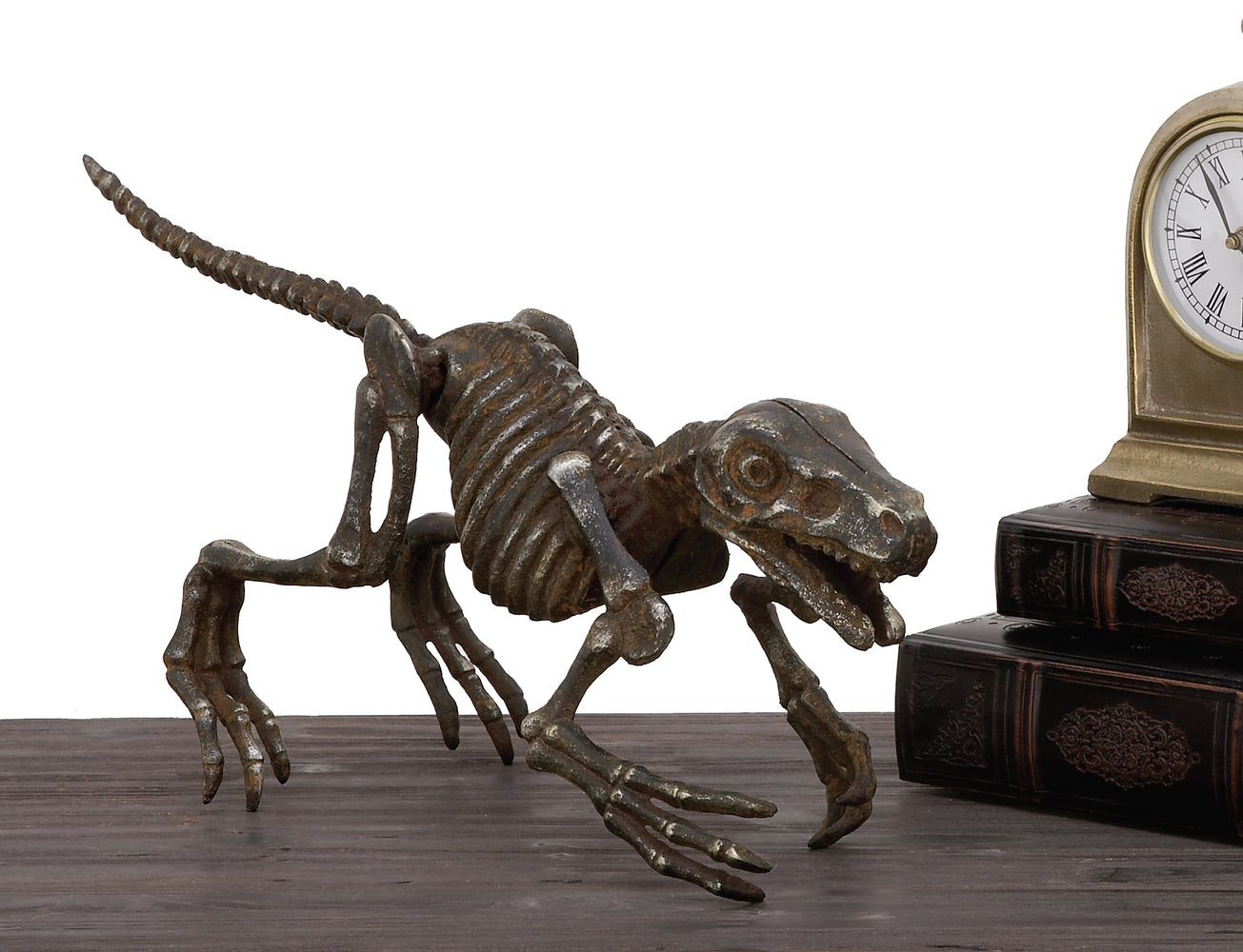 Urban Designs Solid Metal Decorative Dinosaur Skeleton