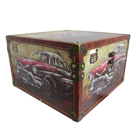 Urban Designs Old Fashion Route 66 Cars 3-Piece Decorative Box Set