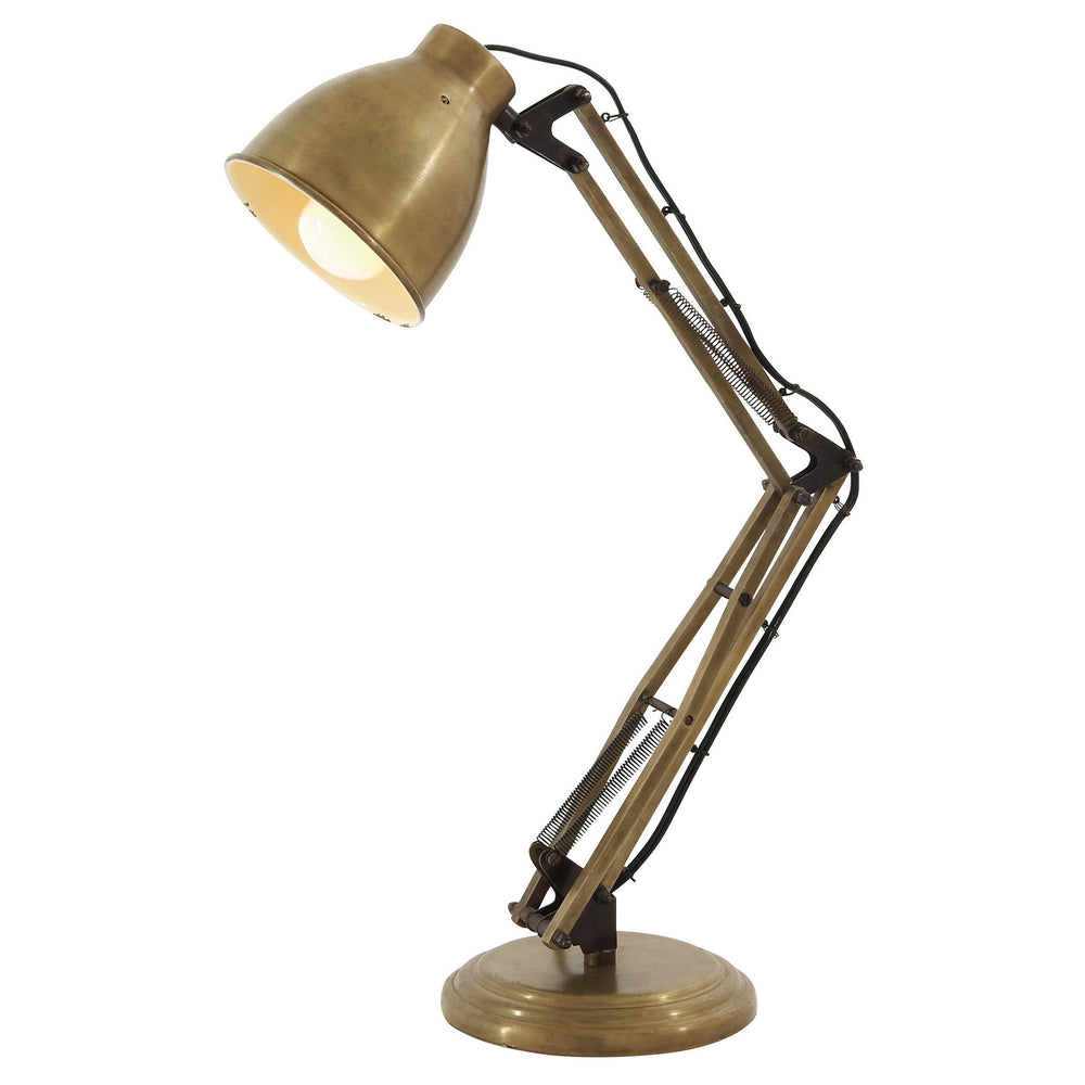 Urban Designs Brass Metal Desk Task Lamp