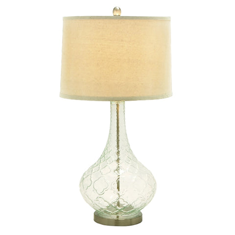 Urban Designs Euro Glass Table Lamp - Set of 2