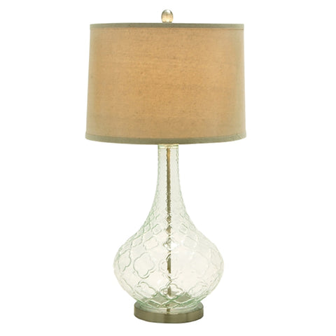 Urban Designs Euro Glass Table Lamp - Set of 2