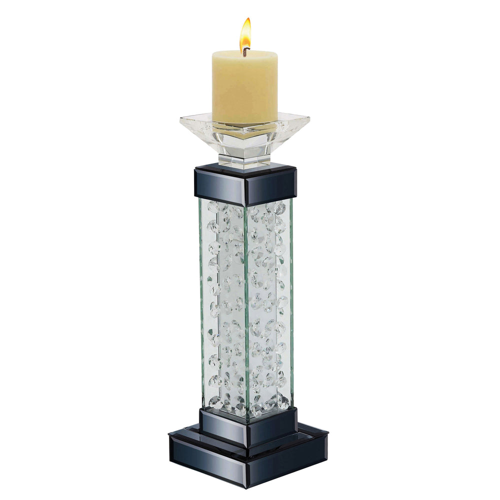Urban Designs Crystal Tower Glass Candle Holder