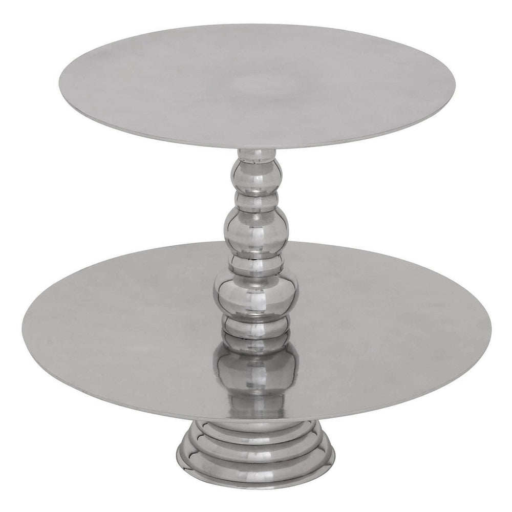 Urban Designs Event Essentials 2-Tier Round Display Cake and Dessert Stand