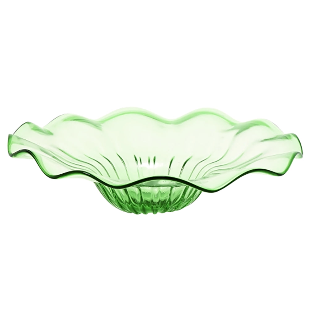 Urban Designs 19" Large Decorative Glass Bowl - Lime Green