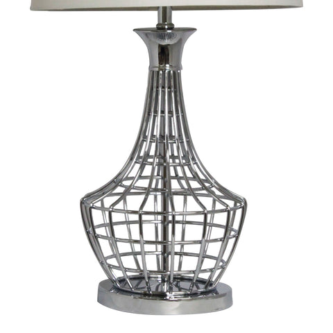 Urban Designs Tall Metal Cage Table Lamp - Set of 2