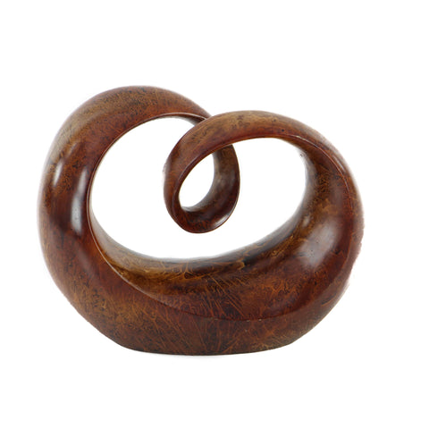 Urban Designs Modern Abstract Loop Swirl Table Sculpture Decor