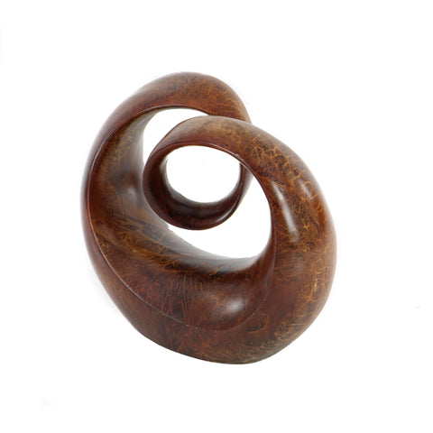 Urban Designs Modern Abstract Loop Swirl Table Sculpture Decor