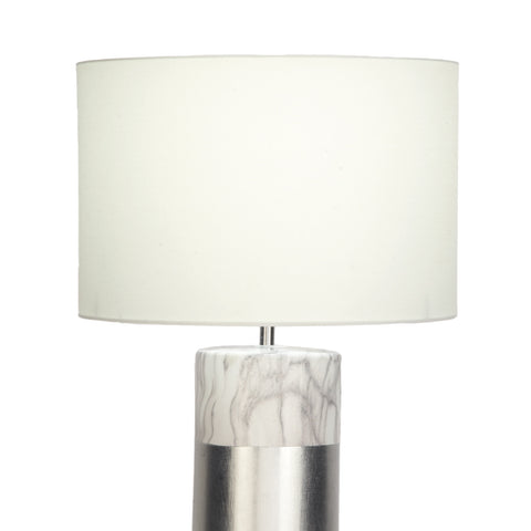 Urban Designs Nash 24-Inch Silver Ceramic Table Lamp