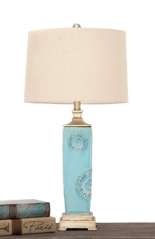 Urban Designs Victoria Ceramic Table Lamp - Set of 2