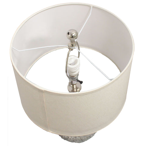Urban Designs Dayana Mercury Glass Wire Weave Table Lamp