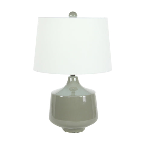 Urban Designs Bossa Nova Collection 23-Inch Glazed Ceramic Table Lamp Set