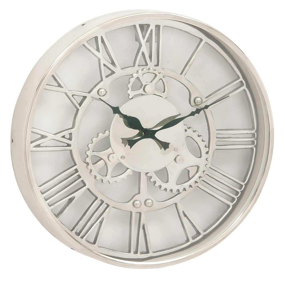 Urban Designs Gear Wheel Collection 14-Inch Aluminum Wall Clock