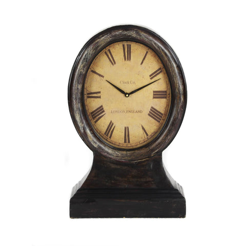 Urban Designs Antique Replica Just On Time London England Large Wood Table Clock