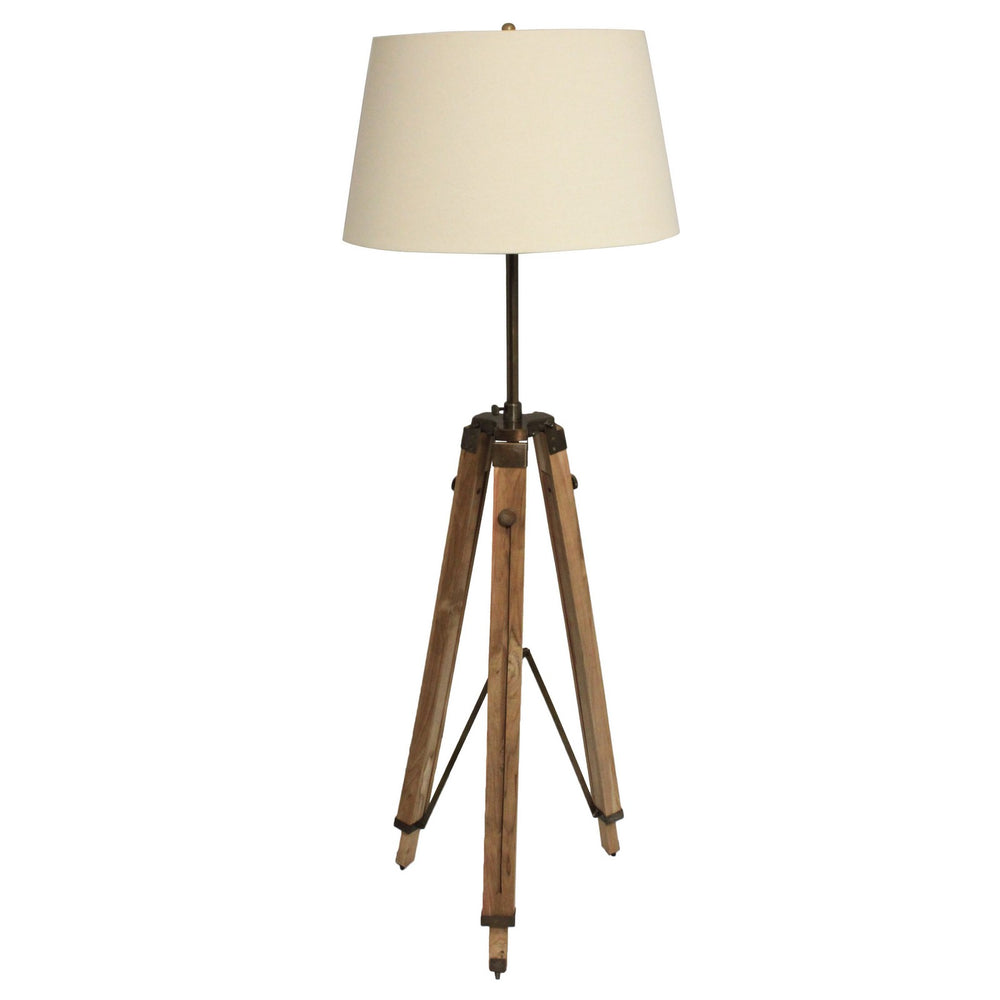 Urban Designs Surveyor Height Adjustable Tripod Floor Lamp