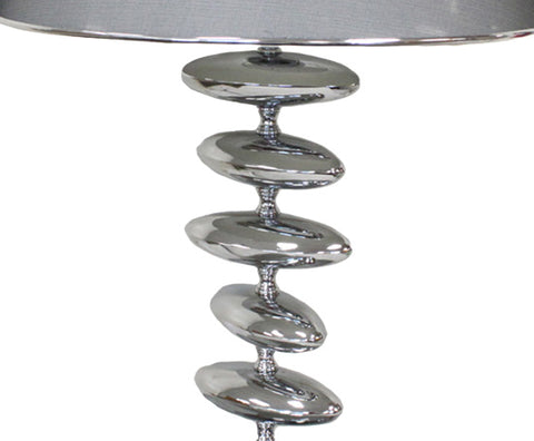 Urban Designs Wilshire 64" Silver Floor Lamp
