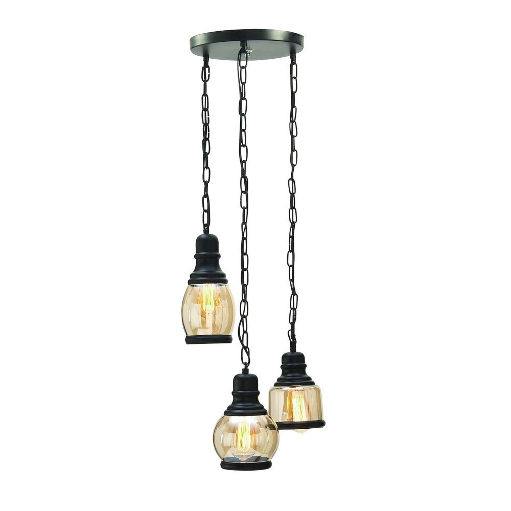 Urban Designs Euro Glass Hanging Pendant Ceiling Light