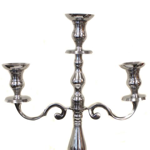 Urban Designs Lighting Designs Hampton 3-Arm Aluminum Candelabra Candle Holder