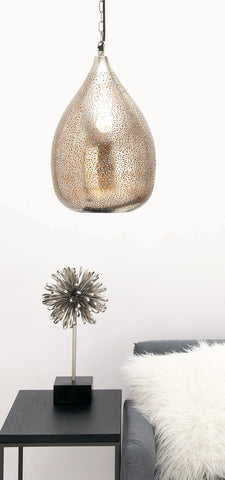 Urban Designs Champagne Metal Hanging Ceiling Pendant Light