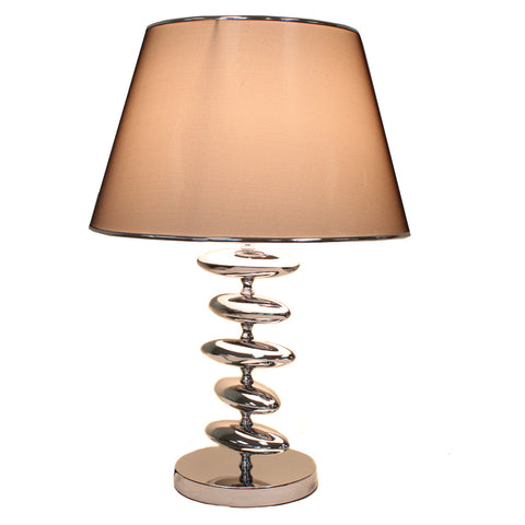 Urban Designs Wilshire 23" Silver Table Lamp - Set of 2
