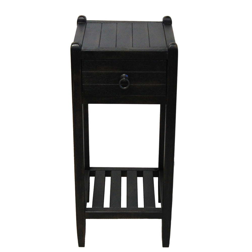 Urban Designs Espresso 30" Wood Side Table
