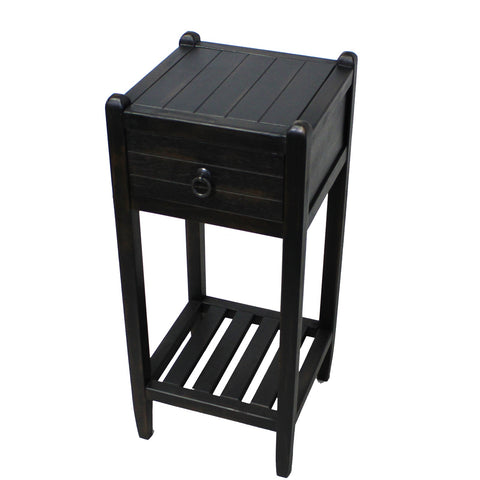 Urban Designs Espresso 30" Wood Side Table