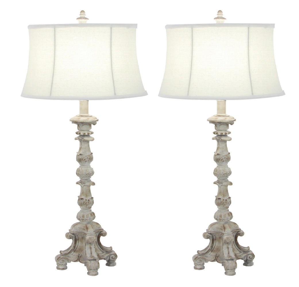 Urban Designs Vintage Baluster 36-Inch Table Lamp (Set of 2)