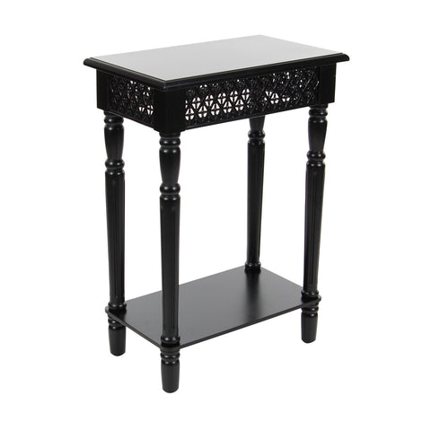 Urban Designs California Collection Wood Rectangular Side Table