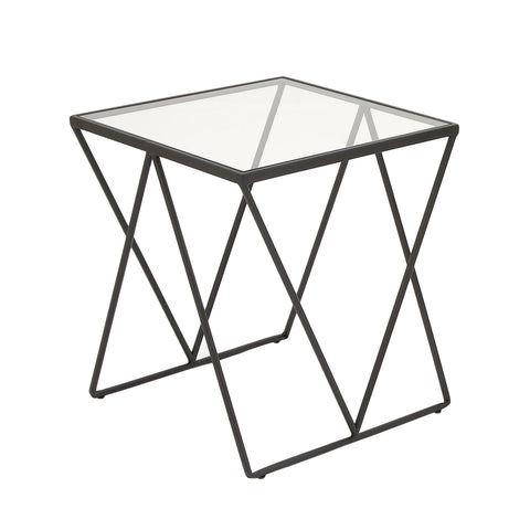 Urban Designs Rustic Cubed Nesting Accent Tables - Set of 2