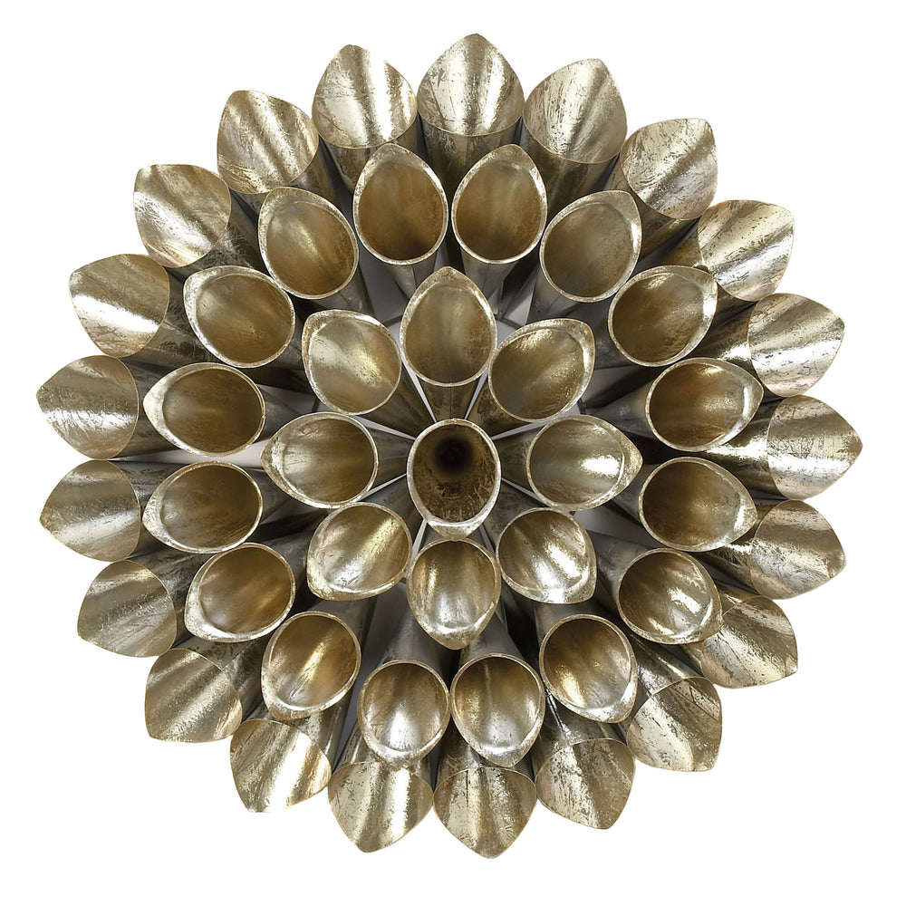 Urban Designs Handcrafted Sunburst 32-Inch Metal Wall Art