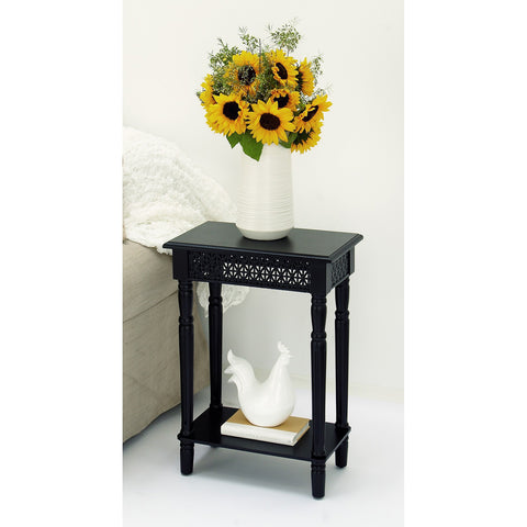 Urban Designs California Collection Wood Rectangular Side Table