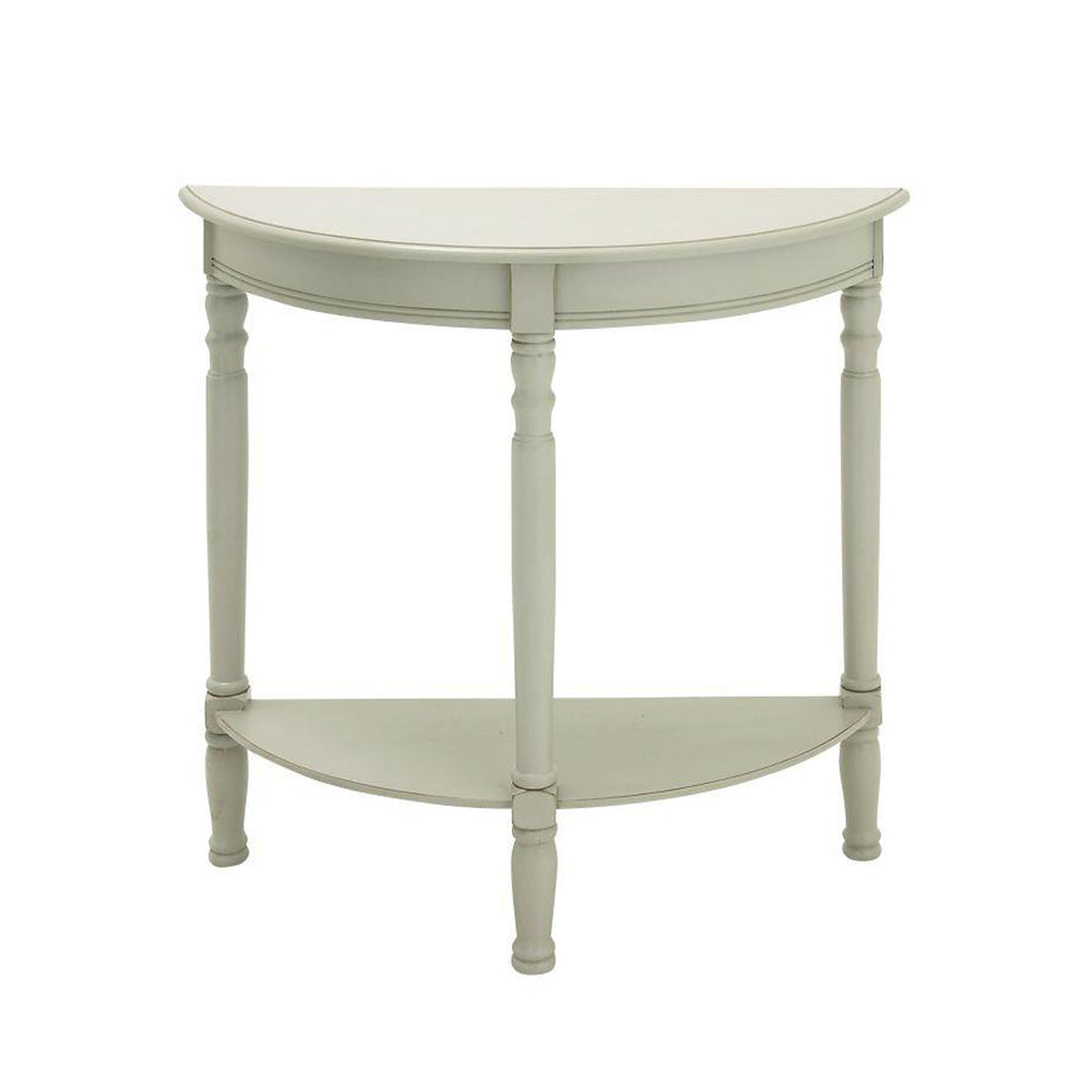 Urban Designs Serena Demilune Console Table - Light Grey