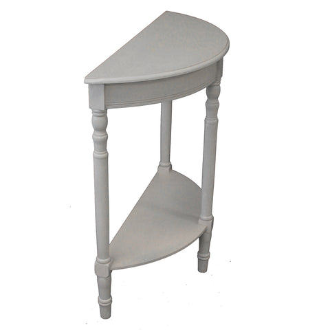 Urban Designs Serena Demilune Console Table - Light Grey