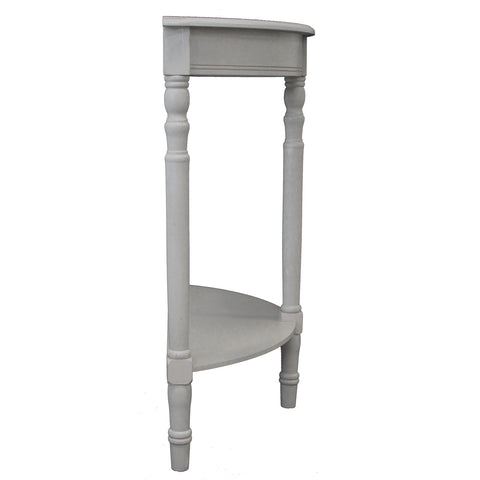 Urban Designs Serena Demilune Console Table - Light Grey