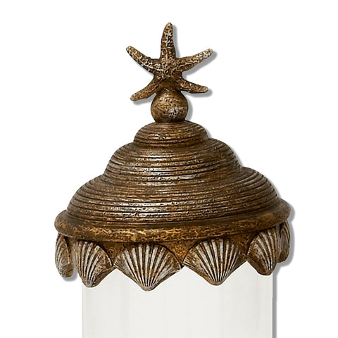 Urban Designs The Beach 3-Piece Decorative Glass Canister Set